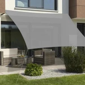 Preiswert Sonnensegel Teneriffa 500x500 cm silbergrau