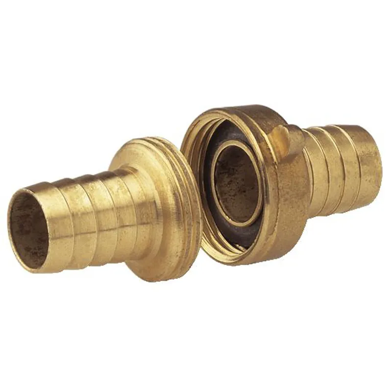 Messing-Schlauchverschraubung 3-tlg., 26,5-Gew./13 mm-Schl. Garantierte Lieferung