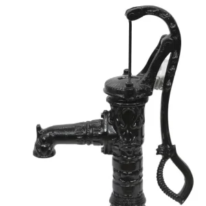 Handschwengelpumpe Rustiukal H 66 cm, schwarz Zertifiziert
