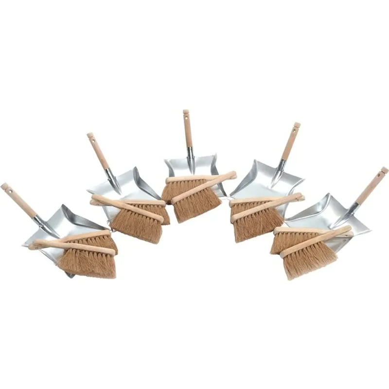 Nur Für Kurze Zeit SOREX Kehrschaufelset m.Holzgriff 10xKokoshandfeger 5xKehrschaufel