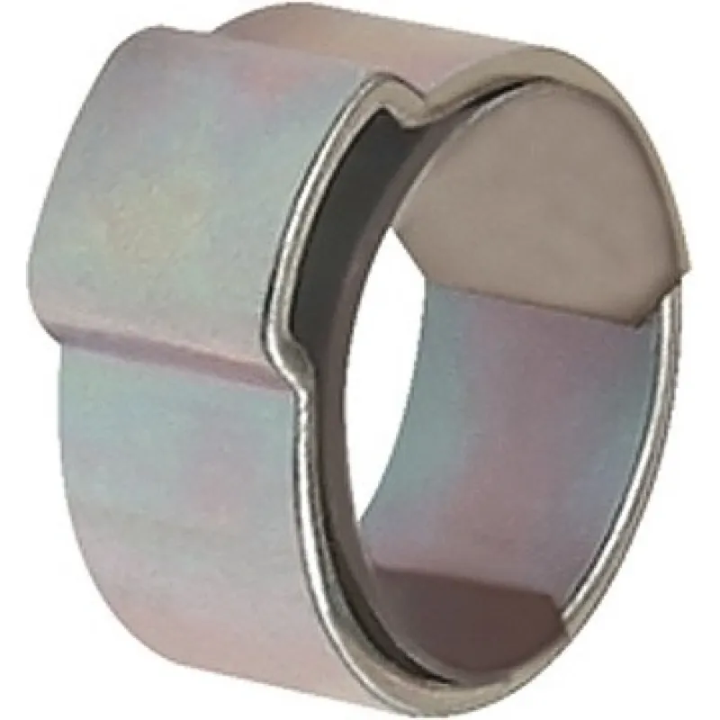 RIEGLER Schlauchklemme 1-Ohr, mit Einlagering, Stahl glanzverzinkt (W1), 50St./Beutel, Spannbereich 10,5-12,5 mm Billig