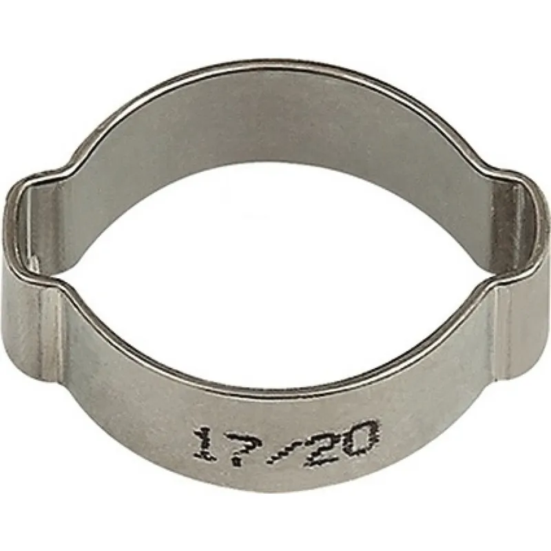Sale RIEGLER Schlauchklemme 2-Ohr, Edelstahl 1.4301 (W4), 50St./Beutel, Spannbereich 11-13 mm