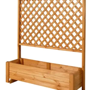Knallerangebot promadino Spalier »Romantica« mit Pflanzkasten, BxTxH: 120x38x140 cm
