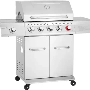 Hanseatic Gasgrill »Richland, 5 Brenner (inkl. Turbobrenner) + Seitenbrenner 21,5kw Gesamt« inkl. 3 Jahre Herstellergarantie Direkt Vom Hersteller
