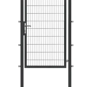 Zaun-Einzeltor premium plus 1-flg. 1200x2000mm anthrazit Neue Ware