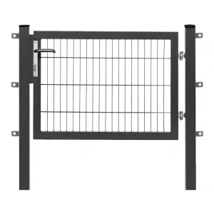 Zaun-Einzeltor premium plus 1-flg.1200x800mm anthrazit Abverkauf