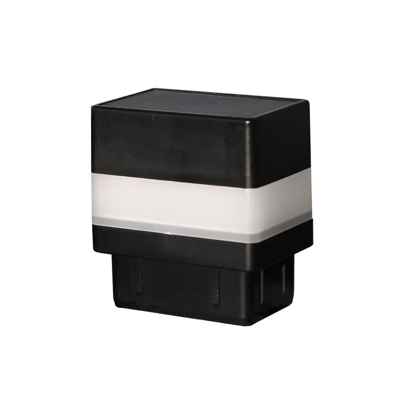 LED-Pfostenkappe 2er Set für Vierkant-Pfosten 60x40 mm Finale Aktion