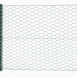 Sichere Zahlung 6-Eck-Geflecht grün 13X13X500 mm, 10 m