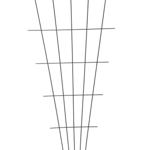 Sofort Bestellen Draht Gitterspalier grün 75x150 cm, fächerförmig