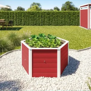 Elementhochbeet 6-Eck, 669 21 mm, rot Beliebt