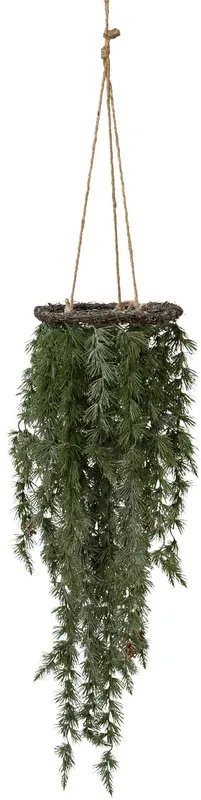 Creativ deco Winterliche Kunstpflanze »Weihnachtsdeko« Hängezweig in Frost-Optik Sale