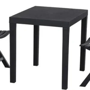 Progarden Balkonset »Club« Set, 3 tlg. anthrazit 3-teilig Angebot