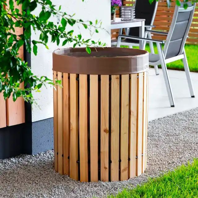 Beckmann Regentonne »Regenfass Größe 2« ØxH: 62x75 cm, aus Lärchenholz Neue Kollektion