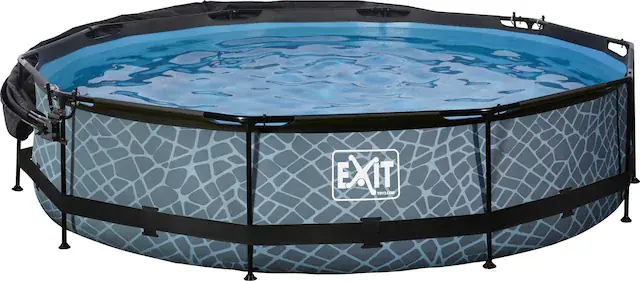 EXIT Framepool »inkl. Sonnensegel« ØxH: 360x76 cm, mit Kartuschen-Filterpumpe & Filterkartusche Bestseller