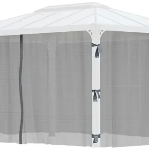 Markenware Palram - Canopia Pavillonseitenteil Insektenschutznetz 217 x 401cm
