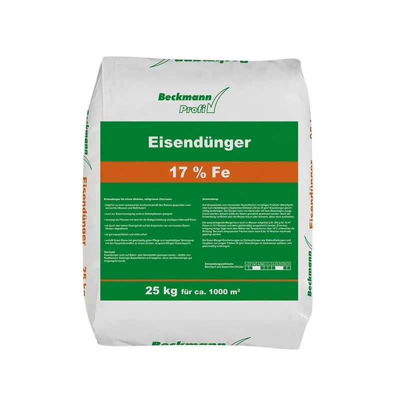 25 kg Eisendünger 17% Eisen Sulfat f. ca. 1000m² Echt