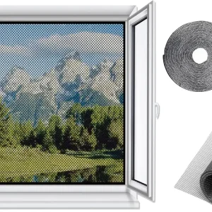 Geprüft RESCH Guard`n`Care Magnet Fliegengitter Fenster ohne Bohren, 130x150cm,Schutz