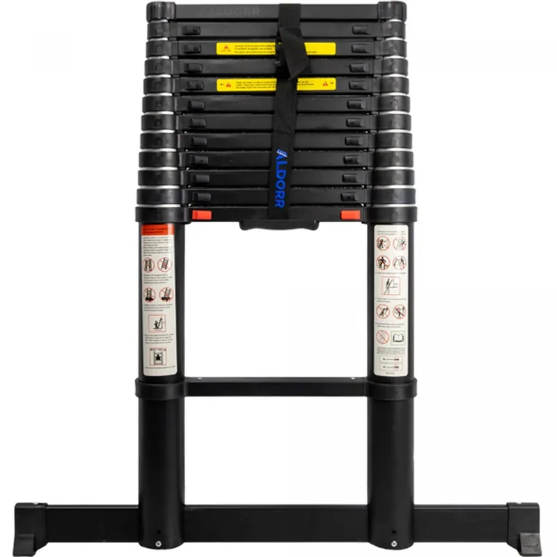 ALDORR Professional - Teleskopleiter 3,80M - mit Optigrip™ - Extra breiten Stufen Expressversand