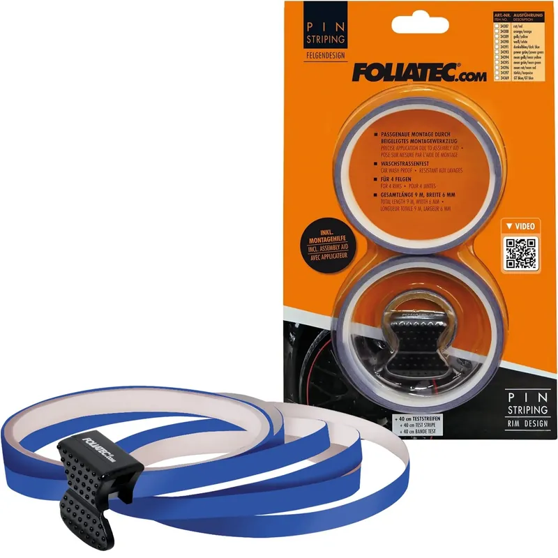 PIN Striping Felgendesign inkl. Montagetool Dunkelblau Neu Im Sortiment