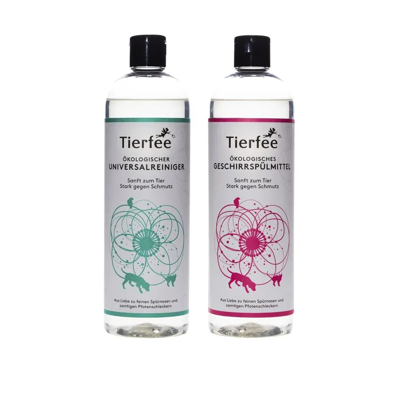 Tierfee-Set Ökologischer Universalreiniger + Geschirrspülmittel, je 500 ml Sonderaktion