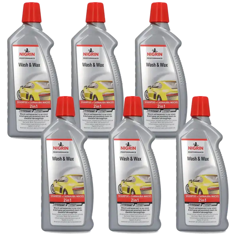 6x Performance 2in1 Wasch & Wax 1L Begrenztes Angebot
