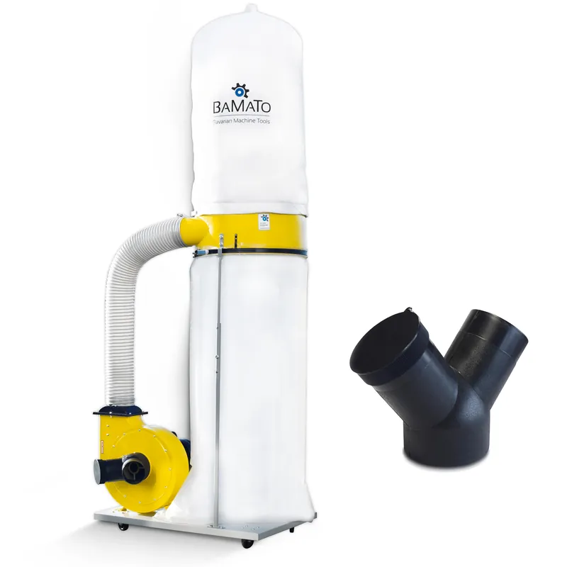 BAMATO Absauganlage AB-2530 1500W 2530m³/h Absaugleistung 300 Liter Volumen Geprüft