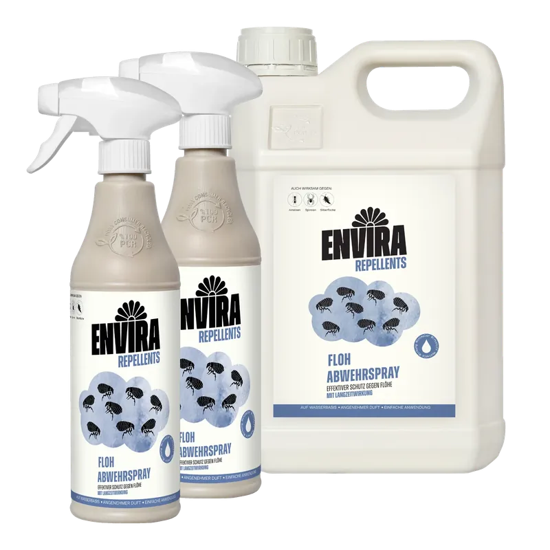 Envira Floh Abwehrspray mit Nachfüllpack Letzte Chance
