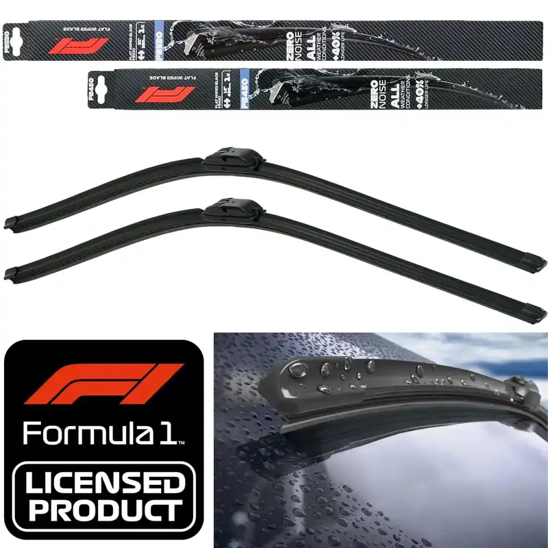 Neu Im Sortiment F1 Set Flachbalkenwischer 530/450 Links + Rechts für Renault/Suzuki/Toyota/VW/etc