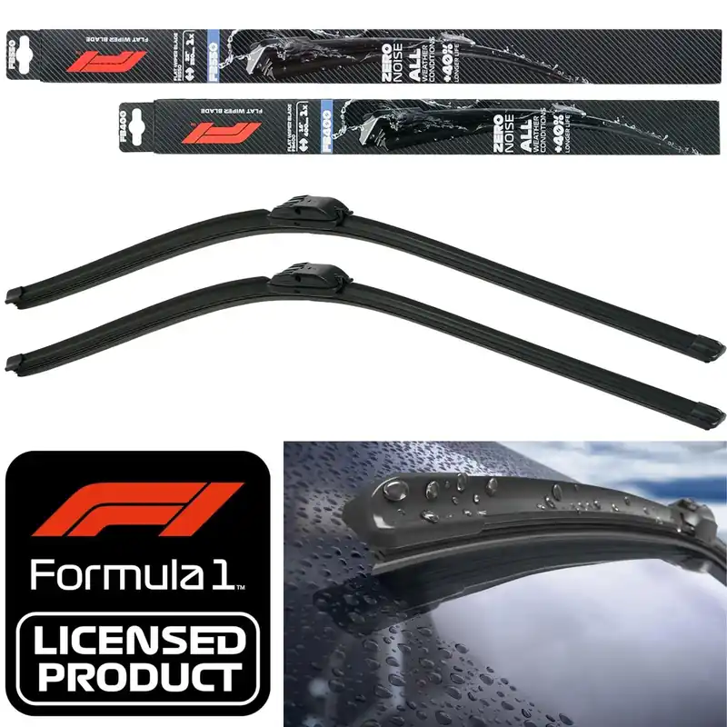 Angebot F1 Set Flachbalkenwischer 550/400 Links + Rechts für Dacia/Ford/Kia/Nissan/Opel/etc