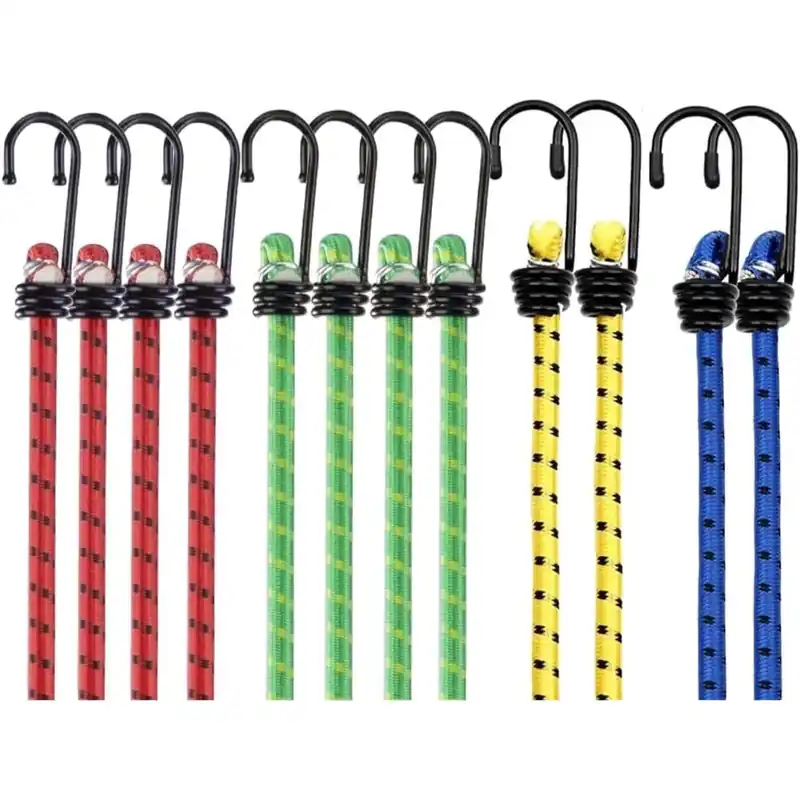 10x Expander & Gepäckspanner - Gummiseile mit Haken zur Befestigung - div. Längen - für Motorrad, Mö Bestpreis