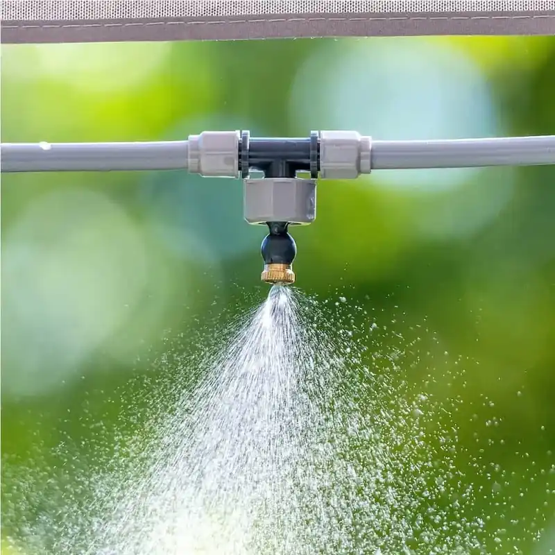 Expressversand Sprühnebelsystem, 7,5m Nebeldusche Garten, Terrasse kühlen