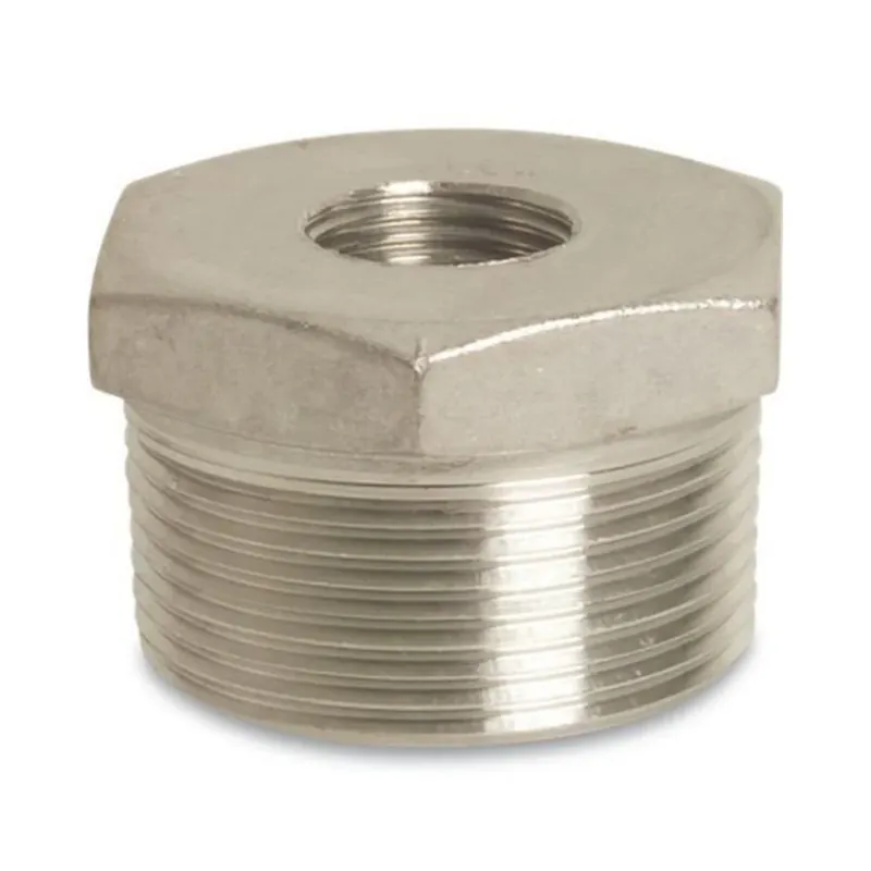 Gewindefitting Edelstahl Reduzierstück 1 1/2" AG x 1" IG Neue Kollektion