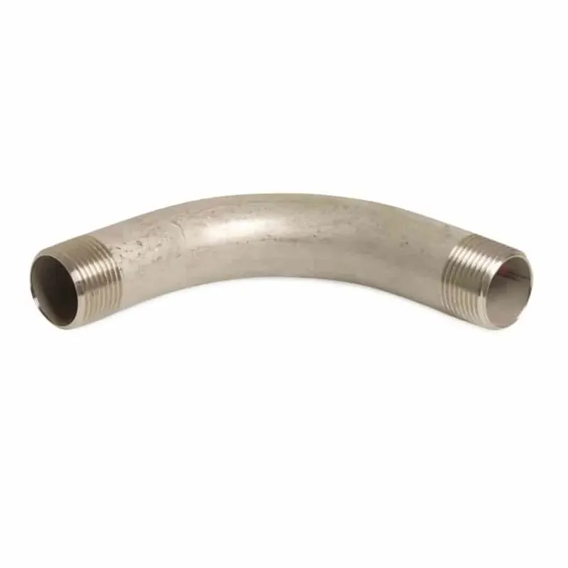 Geprüft Edelstahl Fitting, Gewindefitting Edelstahl, Bogen 90 Grad, 1 1/2 Zoll