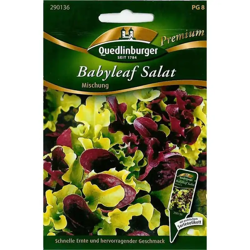 Salatsamen, Salat Mischung, Pflücksalat, Schnittsalat Kostenloser Rückversand